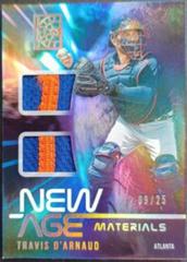 Travis d'Arnaud [Gold] #NAM-TD Baseball Cards 2022 Panini Capstone New Age Materials Prices