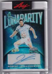 Robert Lewandowski Soccer Cards 2022 Leaf Metal Lunararity Autographs Prices