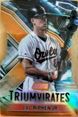 Cal Ripken Jr. [Orange] #T-1 Baseball Cards 2023 Stadium Club Triumvirates Prices