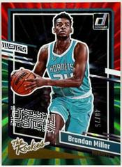 Brandon Miller [Red Green] #3 Basketball Cards 2023 Panini Donruss The Rookies Prices