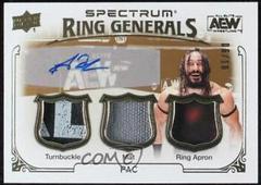 PAC [Autograph] #RL-4 Wrestling Cards 2021 Upper Deck AEW Spectrum Ring Generals Relics Prices