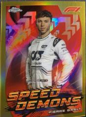 Pierre Gasly [Gold] #SD-PG Racing Cards 2022 Topps Chrome Formula 1 Speed Demons Prices