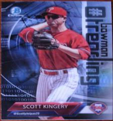 Scott Kingery [Orange Refractor] #SK Baseball Cards 2018 Bowman Trending Prices