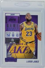 LeBron James [Game Ticket Blue] Basketball Cards 2018 Panini Contenders Prices