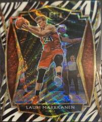 Lauri Markkanen [Zebra Prizm] Basketball Cards 2020 Panini Select Prices