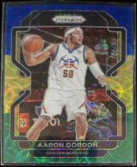 Aaron Gordon [Blue Yellow Green Choice Prizm] #217 Basketball Cards 2021 Panini Prizm Prices