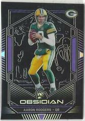 Aaron Rodgers [Electric Etch Purple] #70 Football Cards 2019 Panini Obsidian Prices