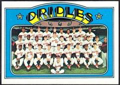 Orioles Team #731 Baseball Cards 1972 Topps Prices
