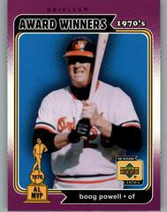 Boog Powell #142 Baseball Cards 2001 Upper Deck Decade 1970's Prices