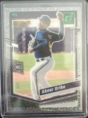 Abner Uribe [Green] #9 Baseball Cards 2023 Panini Chronicles Clearly Donruss Prices