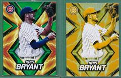 Kris Bryant [Green] #1 Baseball Cards 2017 Topps Fire Prices