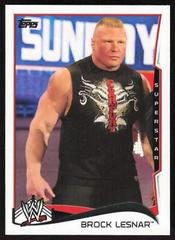 Brock Lesnar Wrestling Cards 2014 Topps WWE Prices