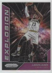 LeBron James [Purple Prizm] #1 Basketball Cards 2016 Panini Prizm Explosion Prices
