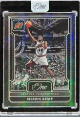 Shawn Kemp [Black] #180 Basketball Cards 2022 Panini One and One Prices