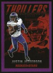 Justin Jefferson [Purple] Football Cards 2022 Panini Rookies & Stars Thrillers Prices