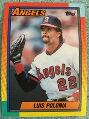 Luis Polonia #97T Baseball Cards 1990 Topps Traded Prices