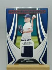 Matt Manning [Red] #RT-MM Baseball Cards 2022 Panini Absolute Rookie Threads Retail Prices