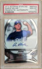 Aaron Miller [Autograph] #BSPAM Baseball Cards 2010 Bowman Sterling Prospects Prices