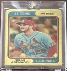 Nolan Arenado [Chrome Superfractor] #677 Baseball Cards 2023 Topps Heritage Prices