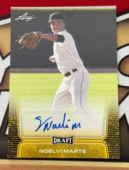 Noelvi Marte [Hobby Gold] #BA-NM1 Baseball Cards 2020 Leaf Draft Autographs Prices