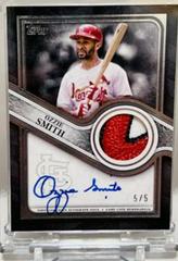 Ozzie Smith [Platinum] #TRAP-OS Baseball Cards 2023 Topps Series 1 Reverence Autograph Patch Prices