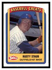 Rusty Staub #91 Baseball Cards 1990 Swell Greats Prices