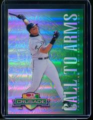 Frank Thomas [Green] Baseball Cards 1998 Donruss Crusade Prices