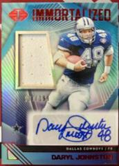 Daryl Johnston [Red] Football Cards 2023 Panini Illusions Immortalized Jersey Autograph Prices