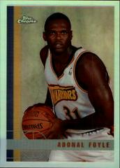 Adonal Foyle [Refractor] Basketball Cards 1997 Topps Chrome Prices