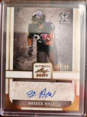 Breece Hall [Gold] Football Cards 2022 Leaf Ultimate Draft Autographs Prices