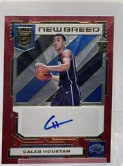 Caleb Houstan [Red] #NB-CLH Basketball Cards 2022 Panini Donruss Elite New Breed Autographs Prices