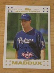 Greg Maddux [Gold] #95 Baseball Cards 2007 Topps Opening Day Prices