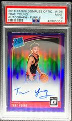 Trae Young [Autograph Purple] Basketball Cards 2018 Panini Donruss Optic Prices
