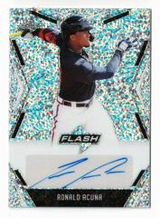 Ronald Acuna #BA-RA1 Baseball Cards 2020 Leaf Flash Autographs Prices