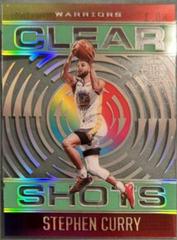 Stephen Curry [Green] #1 Basketball Cards 2020 Panini Illusions Clear Shots Prices