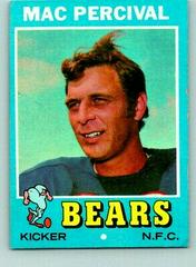 Mac Percival Football Cards 1971 Topps Prices