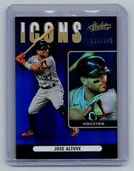 Jose Altuve [Spectrum Blue] #I-8 Baseball Cards 2022 Panini Absolute Icons Prices