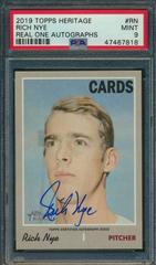 Rich Nye #RN Baseball Cards 2019 Topps Heritage Real One Autographs Prices