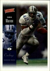 Chris Warren #56 Football Cards 2000 Upper Deck Victory Prices