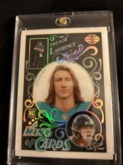 Trevor Lawrence [Rainbow] #KC-11 Football Cards 2021 Panini Illusions King of Cards Prices