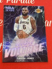 LeBron James #7 Basketball Cards 2023 Panini Hoops High Voltage Prices