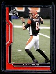 Joe Burrow [Red] #B1-3 Football Cards 2023 Leaf Draft V1 Prices