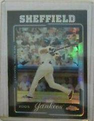 Gary Sheffield [Refractor] #40 Baseball Cards 2005 Topps Chrome Prices