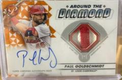 Paul Goldschmidt [Orange] #ADR-PG Baseball Cards 2023 Topps Pristine Around the Diamond Autograph Relic Prices