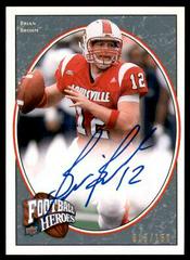 Brian Brohm [Autograph Blue] Football Cards 2008 Upper Deck Heroes Prices