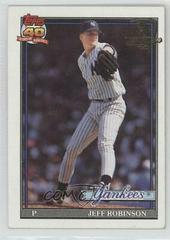 Jeff Robinson #19 Baseball Cards 1991 Topps Desert Shield Prices
