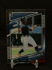 Ronald Acuna Jr. [Red] #2 Baseball Cards 2021 Panini Chronicles Clearly Donruss Prices