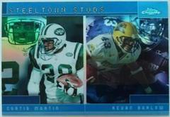 Curtis Martin, Kevan Barlow [Refractor] Football Cards 2001 Topps Chrome Combos Prices
