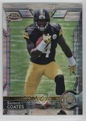Sammie Coates [Running Pulsar Refractor] #113 Football Cards 2015 Topps Chrome Prices