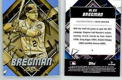 Alex Bregman [Gold Minted] #3 Baseball Cards 2022 Topps Fire Prices